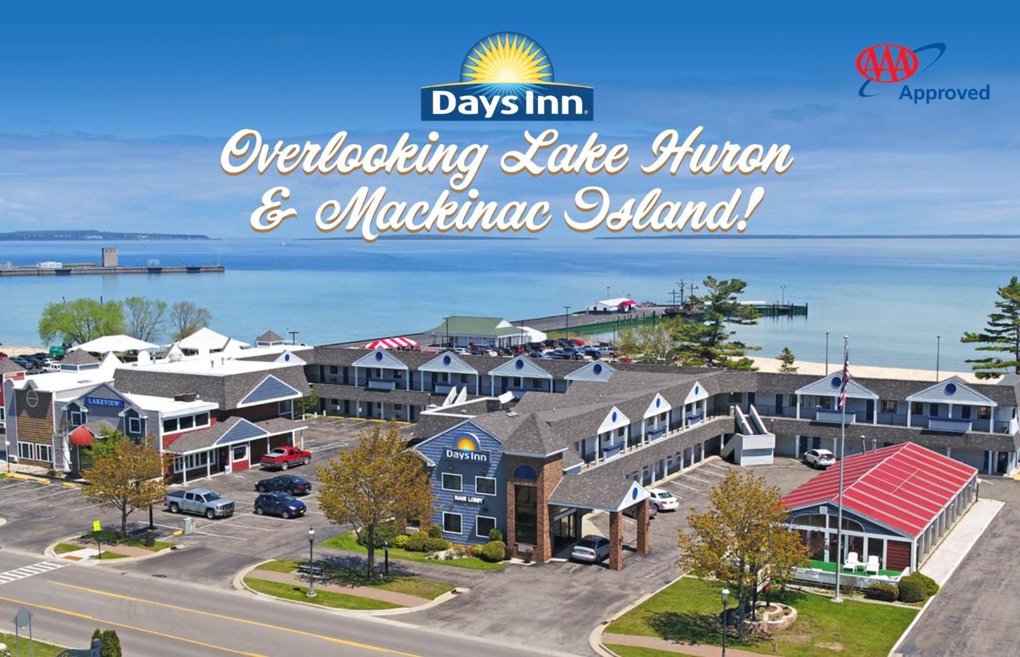Days Inn By Wyndham Mackinaw City - Lakeview Экстерьер фото
